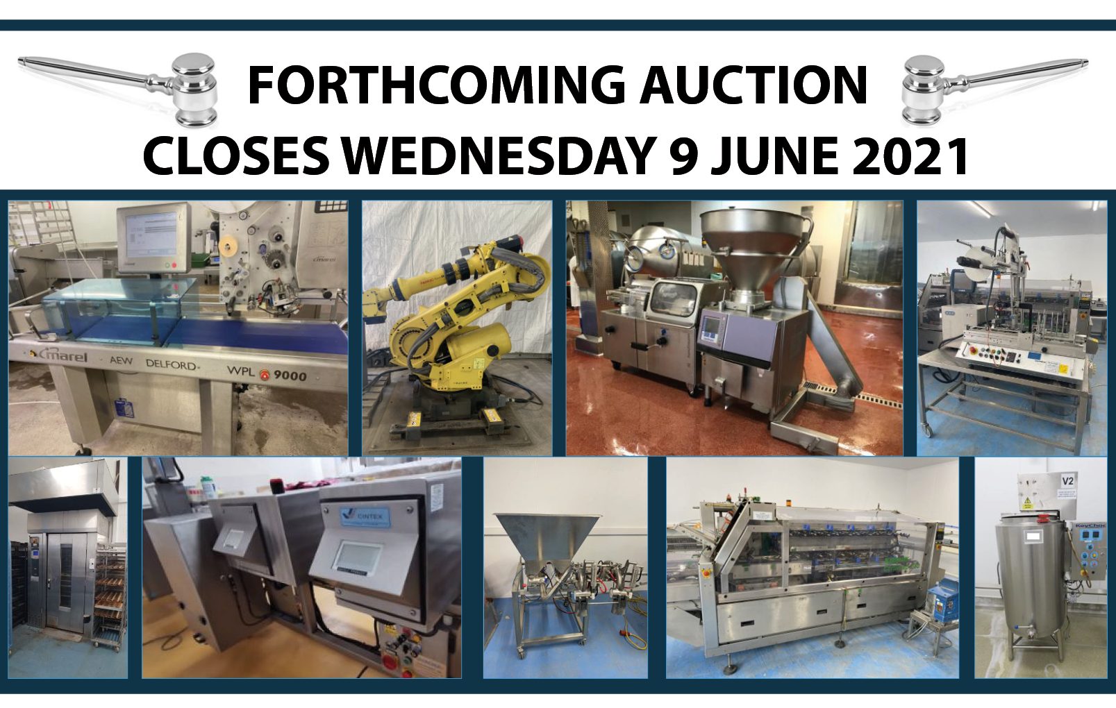 Online auction of food processing/packing equipment Food Machinery 2000
